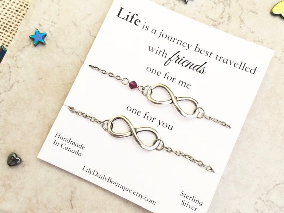 Matching best friend infinity bracelets best sale