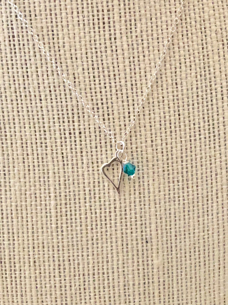 Mom and Daughter Matching Necklaces Sterling Silver Heart Etsy