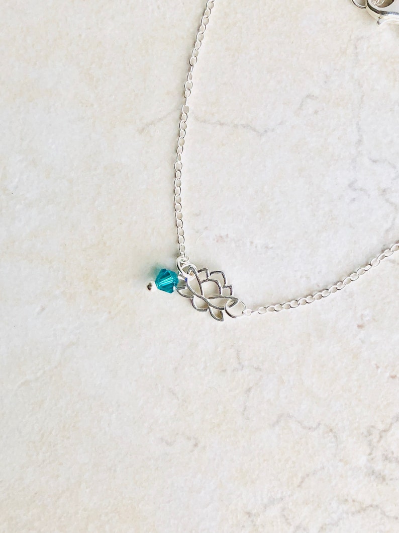 Lotus Necklace Meaningful Necklace,Everyday Necklaces For Women,Mom Birthday Gift Sterling Silver Lotus Flower Necklace Best Mom Necklace