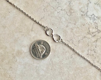 HOPE LOVE SHINE Collana per mamma con 2 figli, regalo per la festa della mamma da parte dei figli. Collana a 3 cerchi, regalo per la festa della mamma, regalo di 2