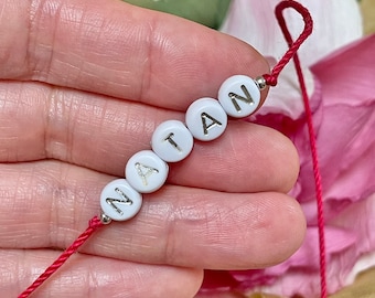 Rakhi Personal Name beads, handmade rakhi sets for brother, Name Rakhi for Raksha Bandhan, Rakhi Cards, Rakhi gifts for girls,Rakhi for kids