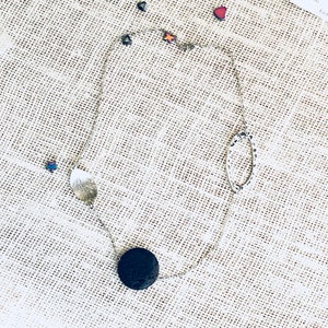 collar de piedra de lava, collar de puesta a tierra, regalo de mamá crujiente, regalo de cumpleaños de mamá, joyería metafísica, regalo del día de la madre de la hija, nueva era imagen 9