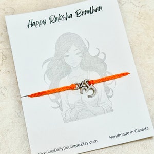 Raksha Bandhan Card, PERSONALIZED Rakhi For Brother, Rakhi Bracelet, Rakhi Card, Rakhi For Kids, Gift For Brother From Sister, Red String