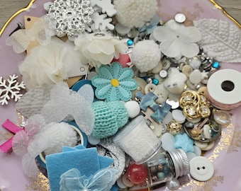 Winter Theme Junk Journal Confetti