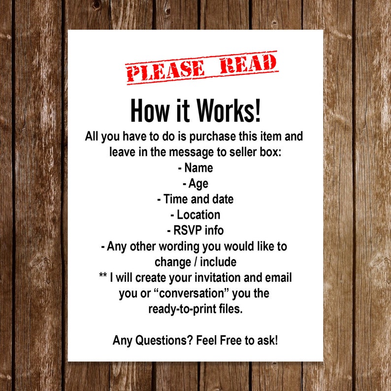 Splash and Bubbles Birthday Invite 5x7 Etsy