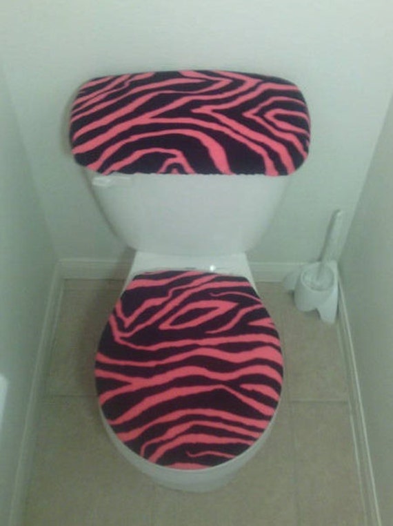 Zebra print toilet seat Clearance