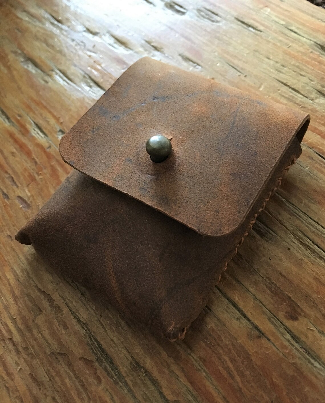 Leather Match Case Etsy