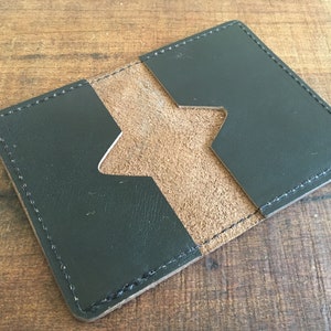 Leather Card Wallet - thin