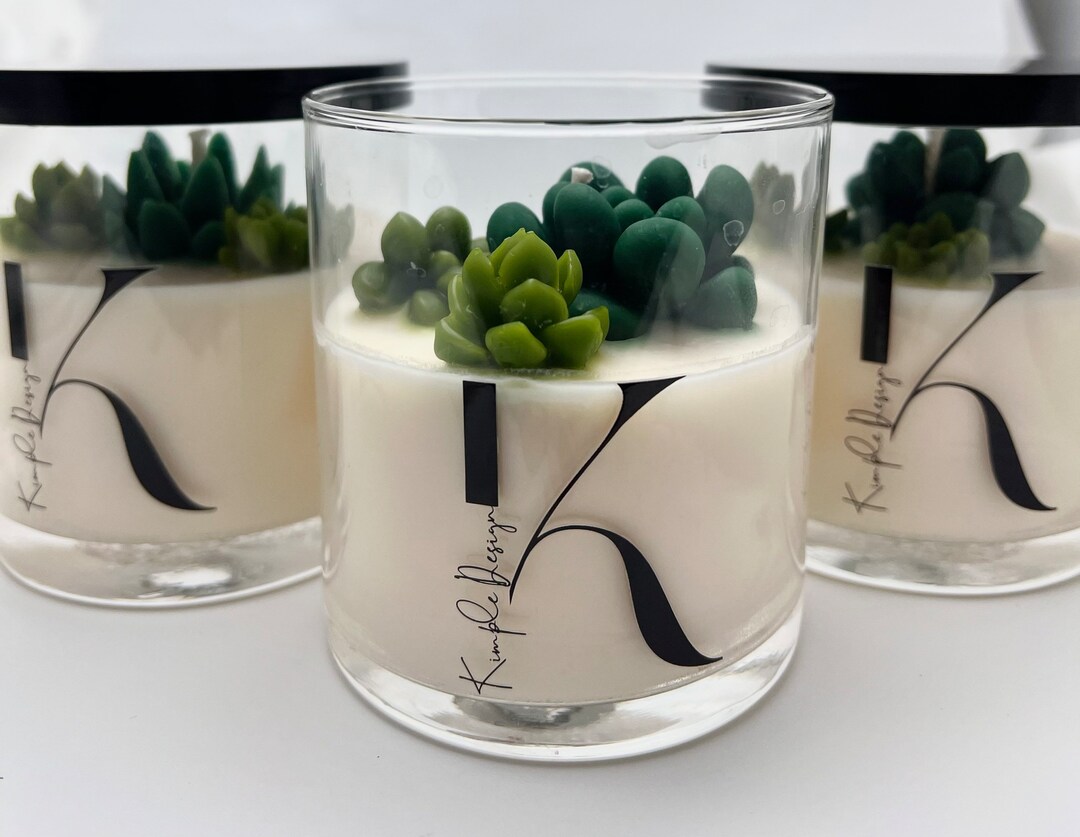 Succulent Odor Eliminating Candles Etsy