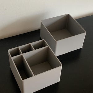 Ikea Alex Small Organizer Boxes STL Files - Set of 2