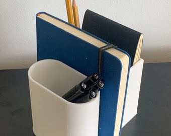 Pencil and Notebook Holder STL File
