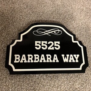 Address Sign