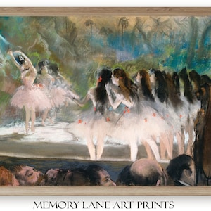 Vintage Dance Oil Painting Art Print 5 x 7, 8 x 10, 11 x 14, PNG File Poster Size Digital Art