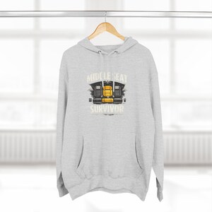 Middle Seat Survivor Hoodie | Airplane Seat Travel Humor image 16