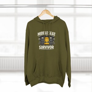 Middle Seat Survivor Hoodie | Airplane Seat Travel Humor image 17