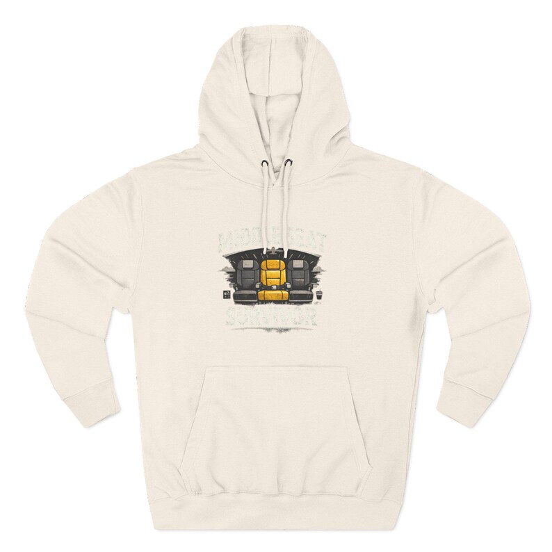 Middle Seat Survivor Hoodie | Airplane Seat Travel Humor image 5