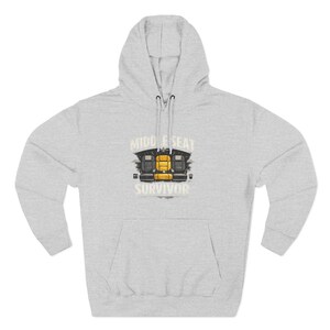 Middle Seat Survivor Hoodie | Airplane Seat Travel Humor image 2