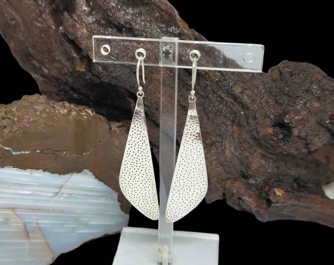Silpada 925 Sterling Silver Geometric Fairy Wing Dangle Drop Earrings W1161.