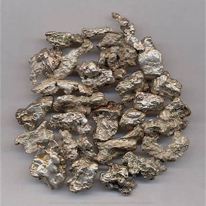 One Raw Fine Silver Nugget