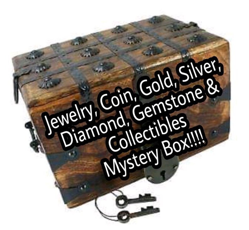 Mystery Box Jewelry Coins Gold Silver Diamonds Gemstones Etsy