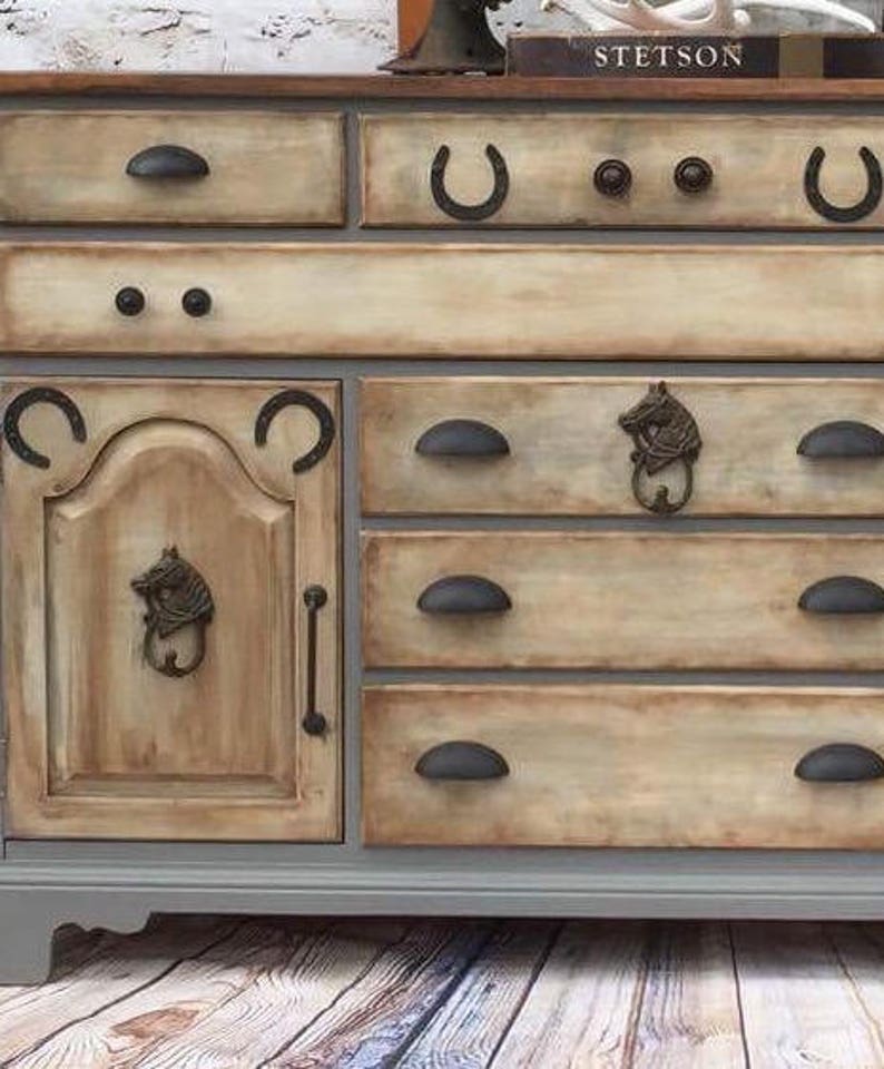 Farmhouse Buffet Rustic Painted Server Tv Console Sold Ranch