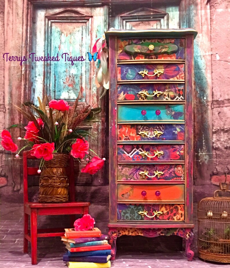 Custom Painted To Order Lingerie Chest Dresser Bedroom Etsy