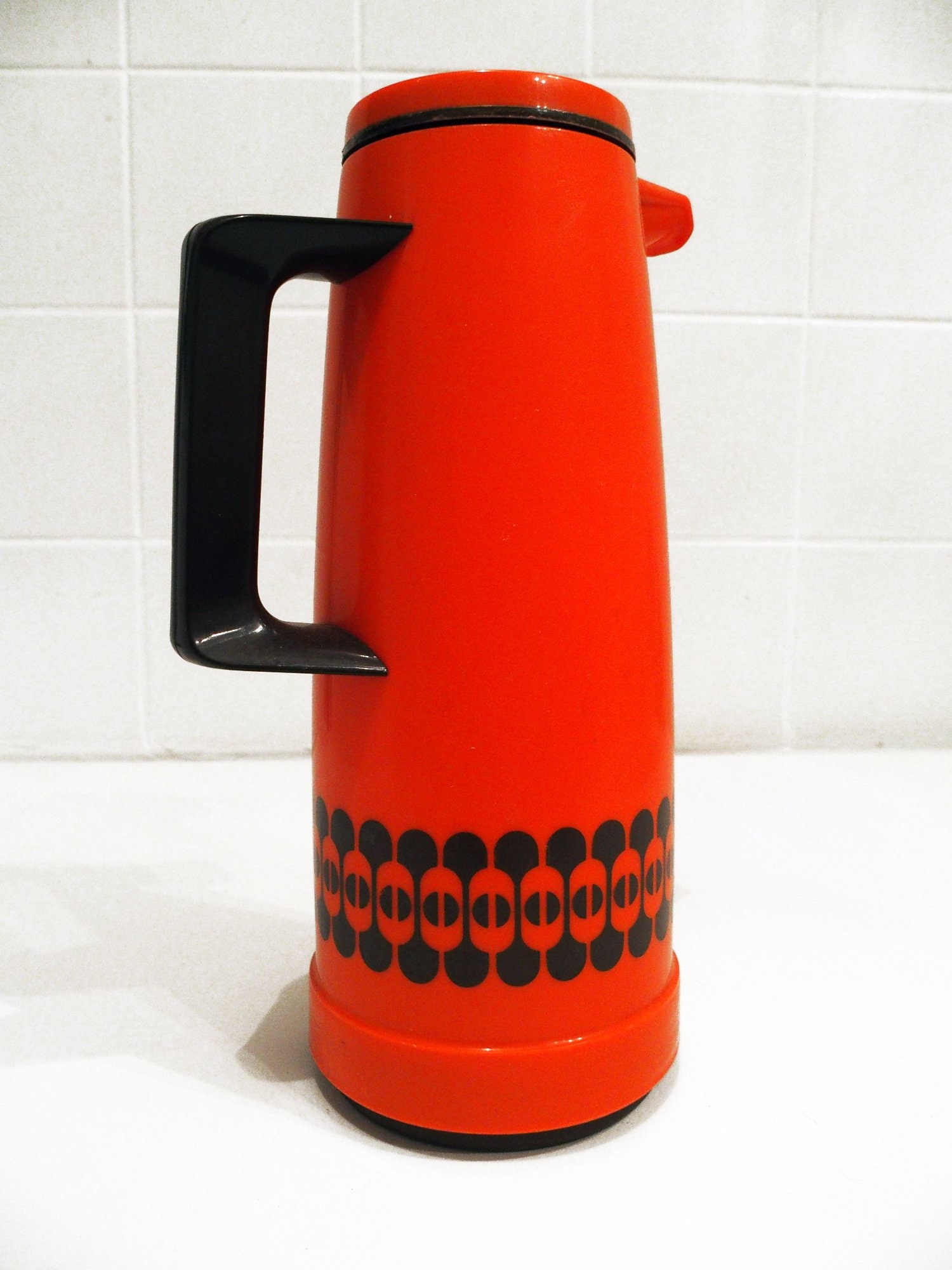 Bouteille Thermos Chaud/Froid - Vintage Orange 70's