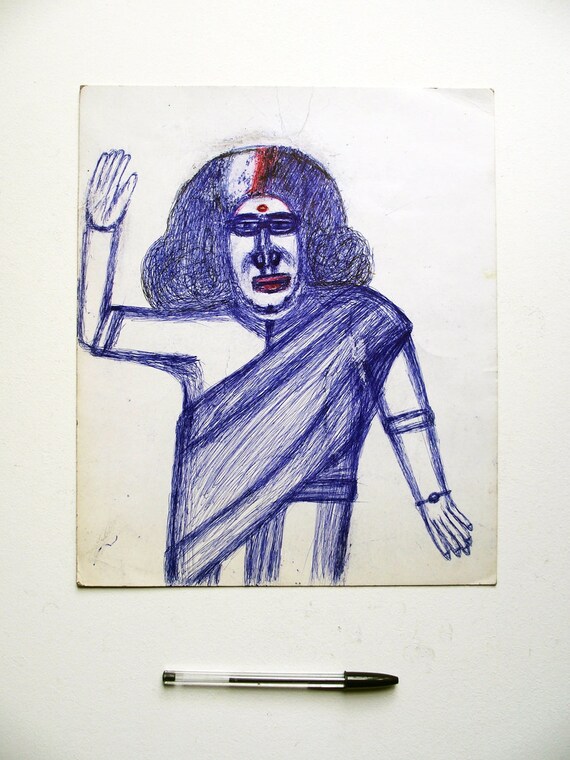 Kashinath Chawan Dessin Drawing Art Brut Outsider Art Art Singulier