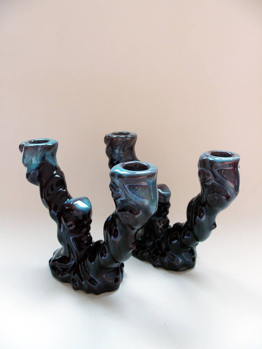 Très Beaux Bougeoirs - Céramique Style Vallauris