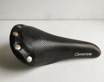 Selle QUANTUM - cuir - saddle old bicycle - vélo