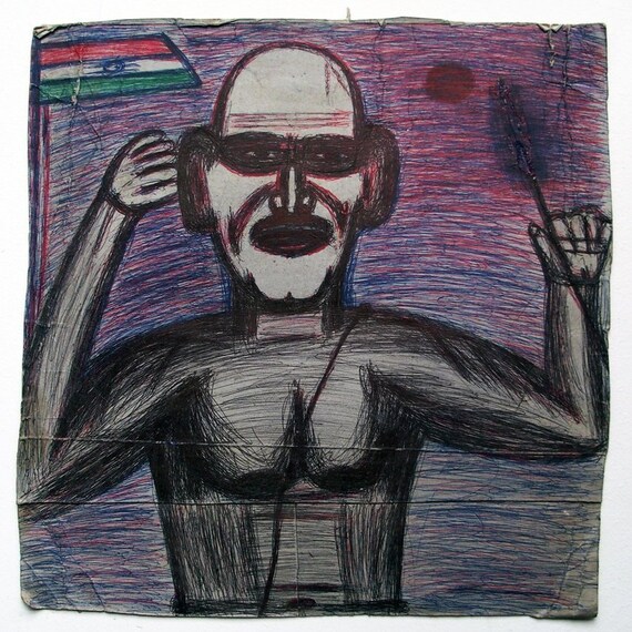 Kashinath Chawan Dessin Drawing Art Brut Outsider Art Art Singulier