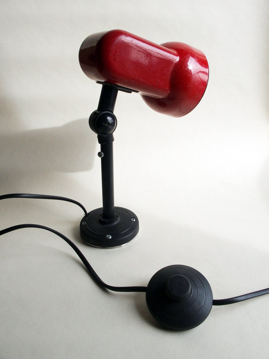 Lampe Fabriquée à Partir d'un Spot Vintage