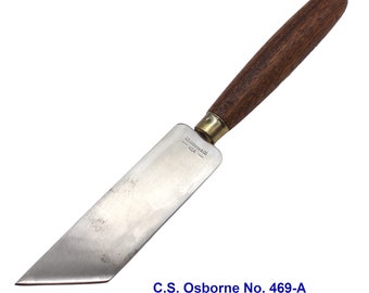 C.S. Osborne Skiving Knife (Right) #469-A Leather Work Tool Made In USA