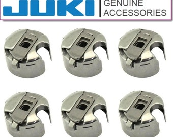 6 Pk. Juki Genuine Bobbin Case for DDL-5550-6, DDL-8700-7, DDL-9000B, Ddl-9000C