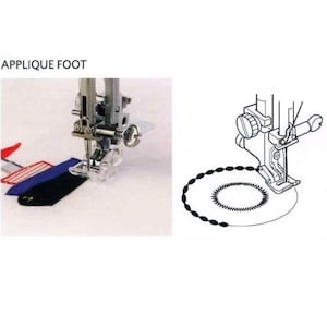 DREAMSTITCH Applique Foot For 9mm Janome Sewing Machines - Professional Presser Foot