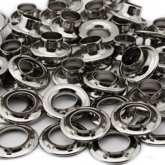 size 1. 13146 N2-1-NICKEL Grommets /& Spur Washers Osborne /& Co. 50 QTY-Osborne-No C.S