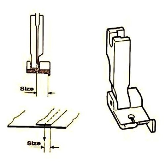 Feet Crafts Sewing Left Side Leather Sewing Teflon Topstitching