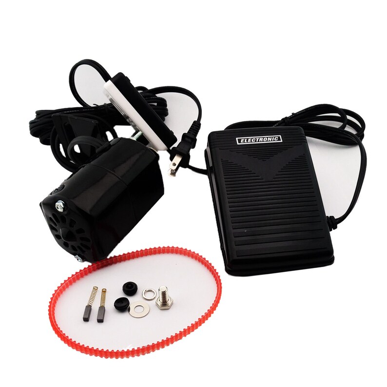 Home Sewing Machine Motor Pedal W/ Light & Motor Block 110 Etsy