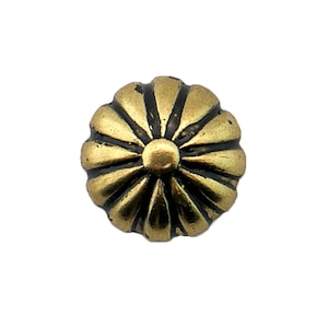 Osborne Daisy Nail Tacks-1/2" in Antique Brass No.683 1/2 C.S 100 tacks 