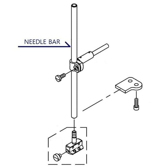 Consew Needle Bar #10955 for 339RB, 389RB Industrial Sewing Consew Needle Bar #10955 for 339RB, 389RB Industrial Sewing