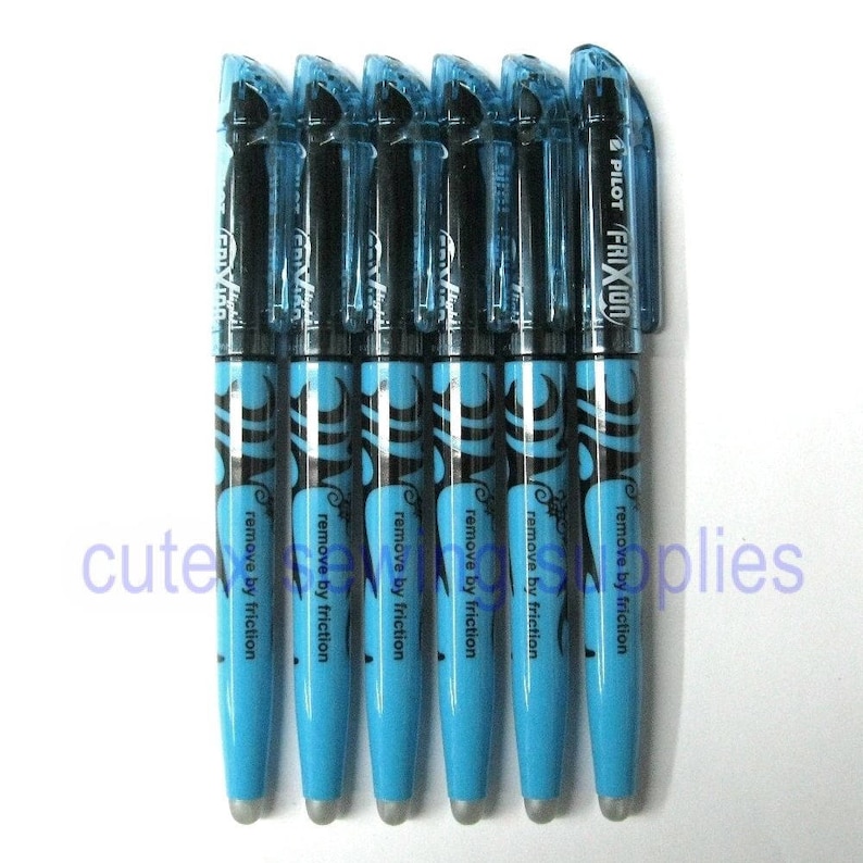 6 Pack Blue Pilot FriXion Light Erasable Highlighter