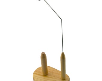 Single Spool Wooden Sewing Thread Stand