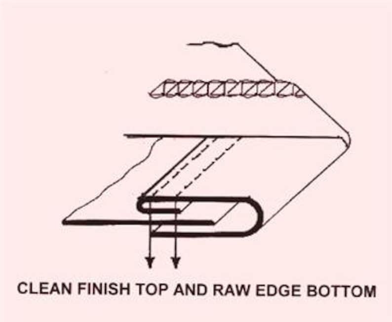 Coverstitch Machine Binder Semifold Binding Attachment for Etsy