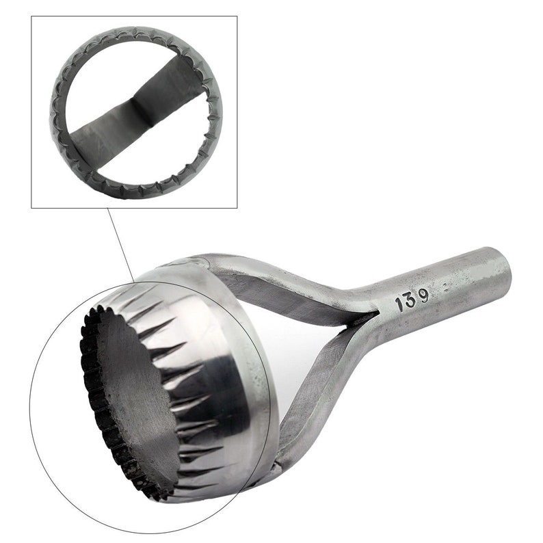 C.S. Osborne Rosette Punch 139 Size 21/2 Leather Work Etsy