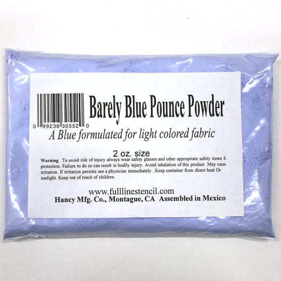 Quilt Pounce Pad With Wash-Out Barely Blue Chalk Powder 2 Oz Bag