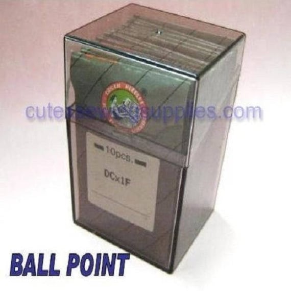 30 Organ DCX27 B-27 Ball-Point Titanium Industrial Overlock Serger Needles