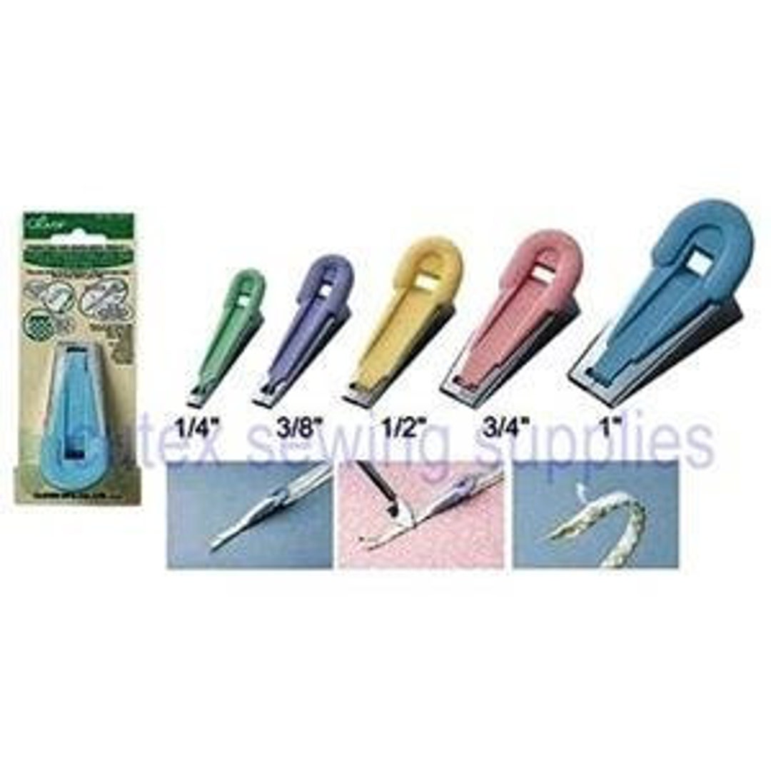 Clover Fusible Bias Tape Maker All 5 Sizes 1/4 3/8 1/2 3/4 1 Set Etsy