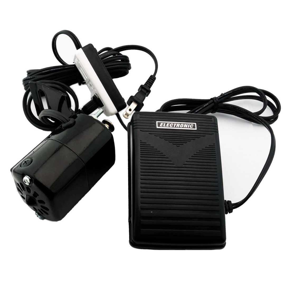 Home Sewing Machine Motor Pedal W/ Light & Motor Block 110 Volt 150W 9000RPM Etsy