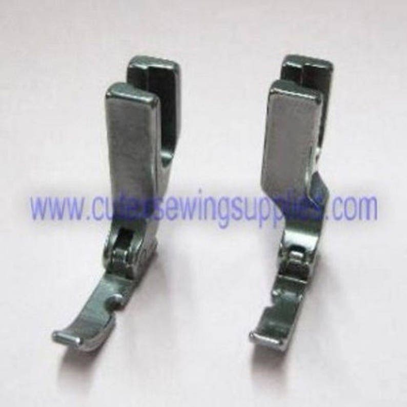 High Shank 12435HN,31358HN Narrow Right /& Left Hinged Zipper Foot Single Needle