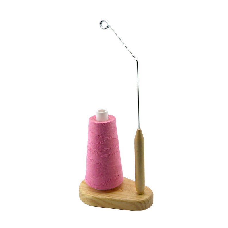 Single Spool Wooden Sewing Thread Stand image 2
